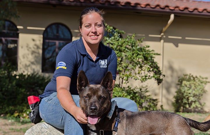 Each student in the ABC program is assigned a dog needing extra behavior training. That’s how Jennifer Roedl got to known Sam the dog.