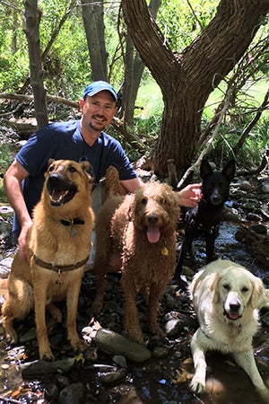After serving 20 years in the U.S. Air Force, Sean Marler decided to make a career change that would allow him to work with dogs