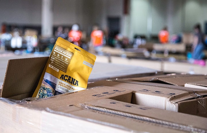 Acana food was donated after Hurricane Harvey