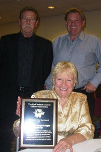 Margaret Griffith, a Humane Society of Moab Valley volunteer, received the Volunteer of the Year award from the Utah Animal Control Association