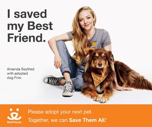 Amanda Seyfried "I saved my Best Friend" campaign