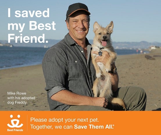 Mike Rowe joins Best Friends Animal Society "I Saved' Campaign 