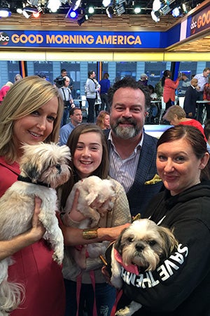 Gracie found her new home thanks to the folks at "Good Morning America"