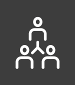 gray org chart icon