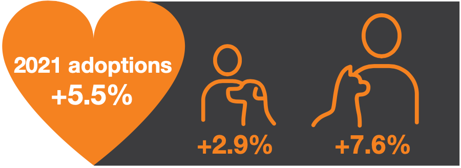 2021 adoptions data graphic
